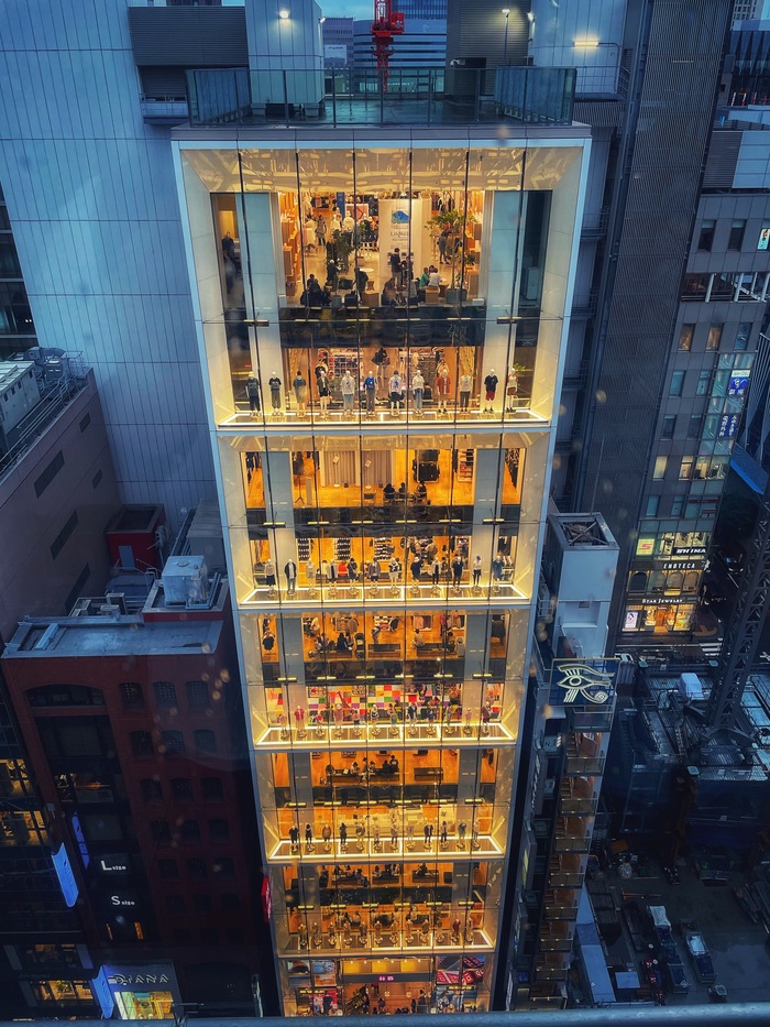 Тот самый юникло в Токио