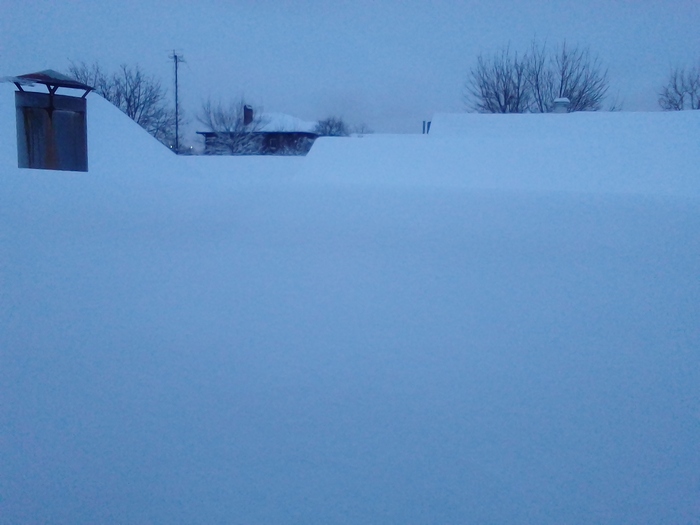 Вид из окна. Зима