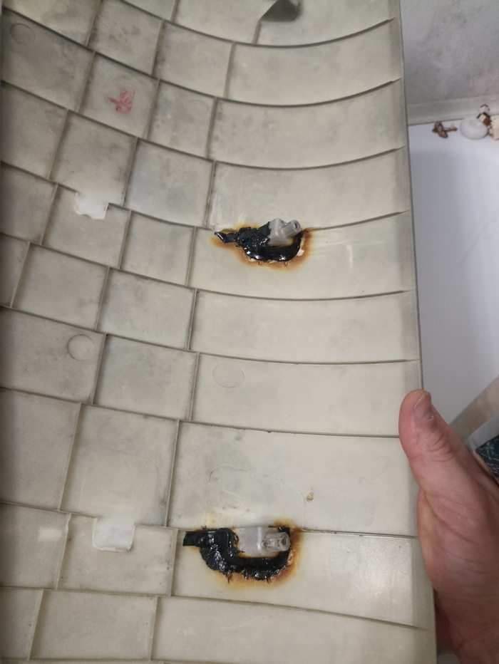 Китайский АБС оказался очень тугоплавкий, пришлось прожаривать посильнее