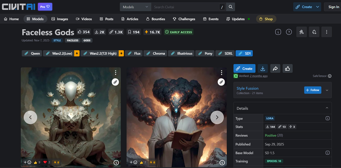 ������ ������� ������������� LoRA ������� ��� Stable Diffusion: ��������� ����������