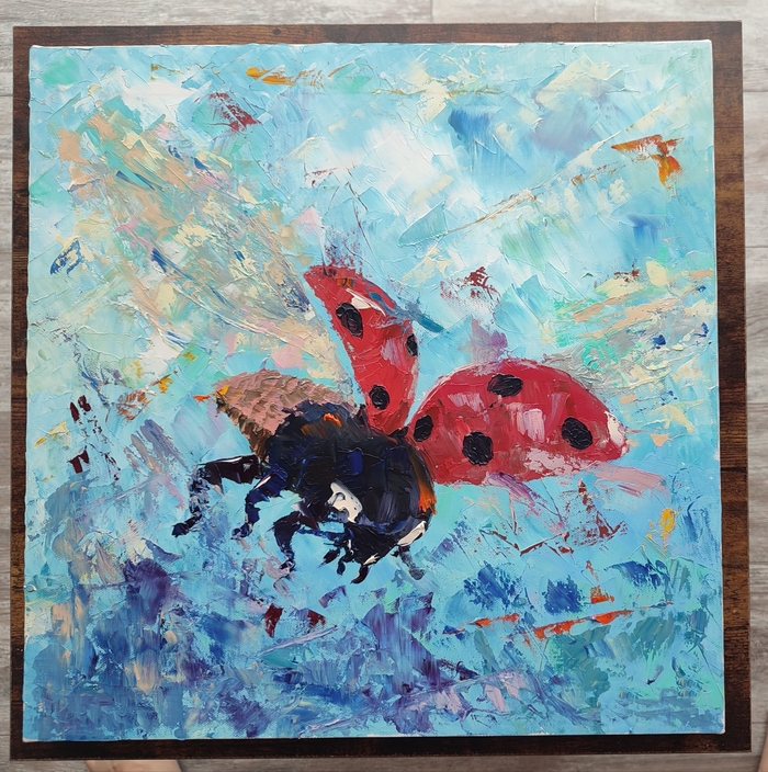 Холст, масло, мастихин. 2026 год