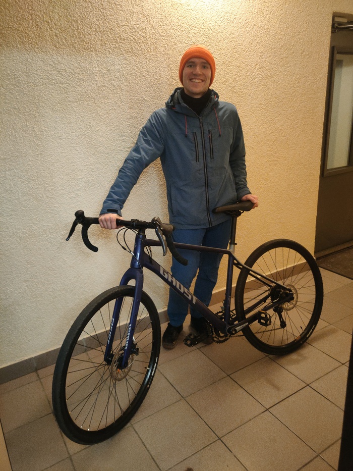 Это я только купил новый велик