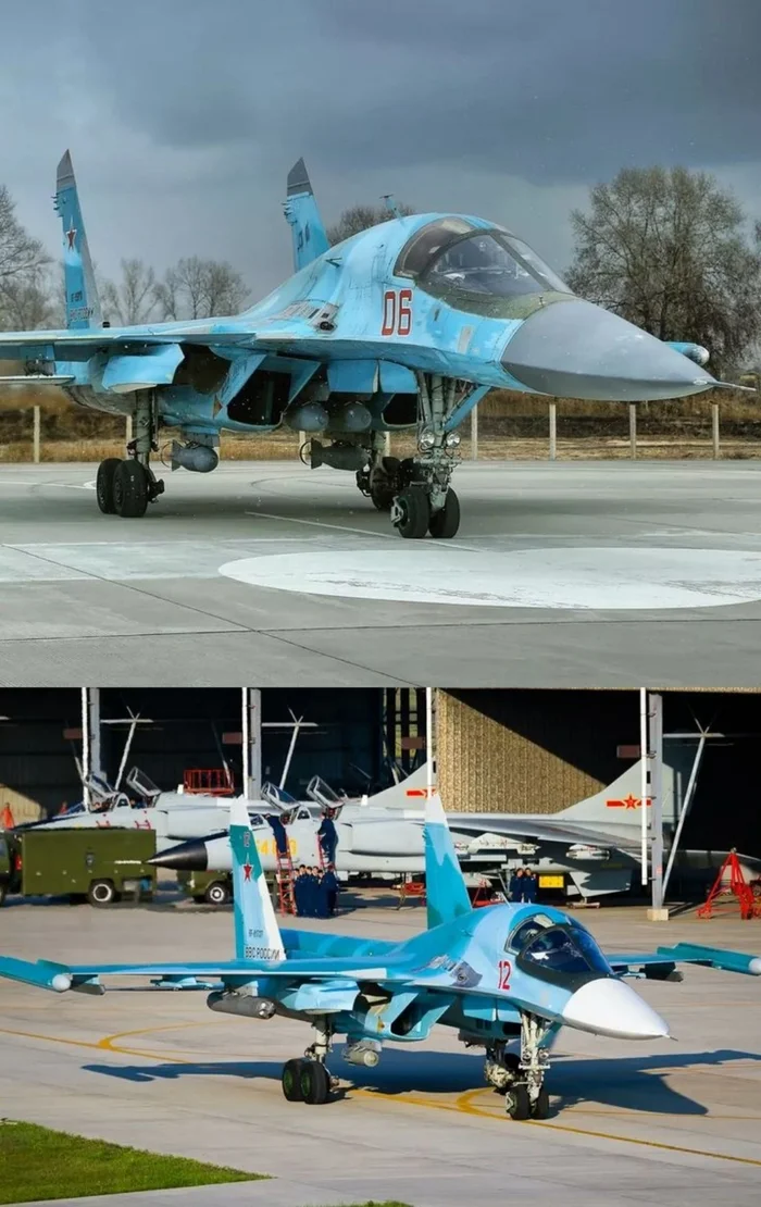 Многофункциональный фронтовой истребитель-бомбардировщик Су-34⁠⁠