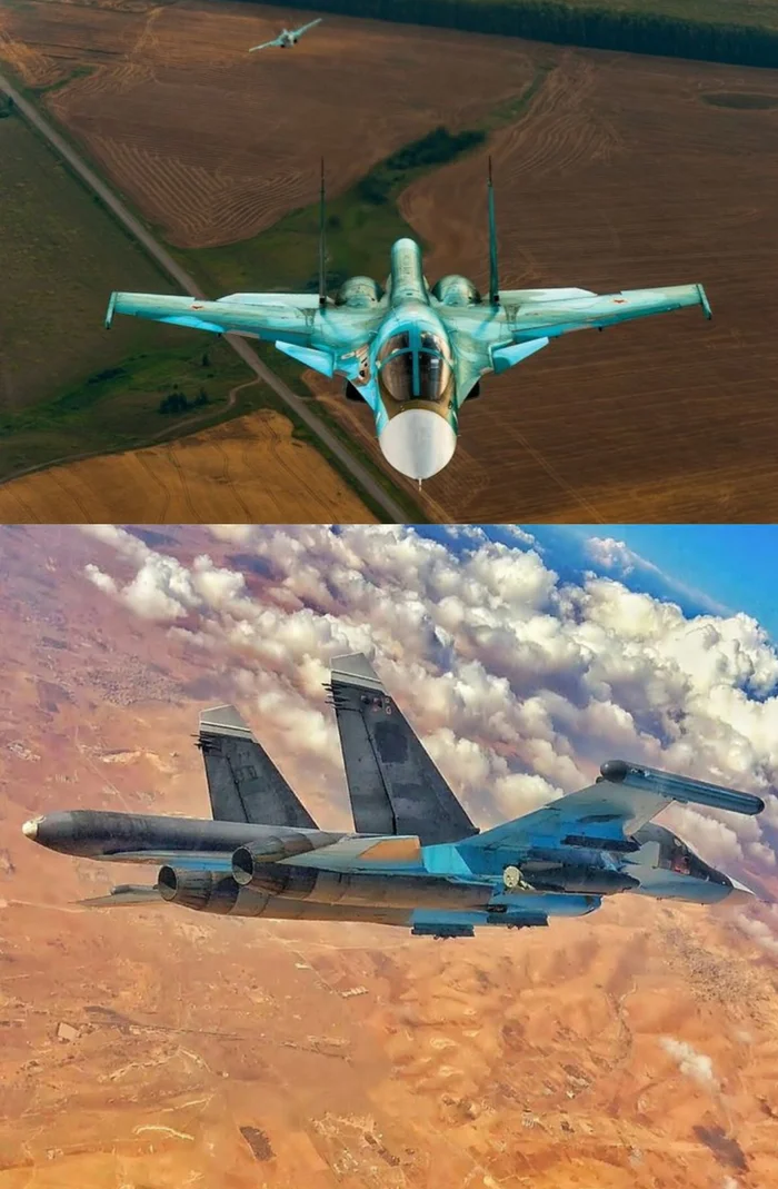 Многофункциональный фронтовой истребитель-бомбардировщик Су-34⁠⁠