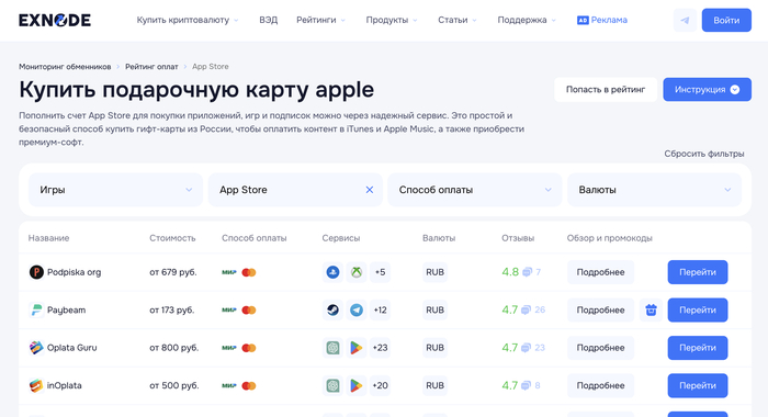 ������� Exnode