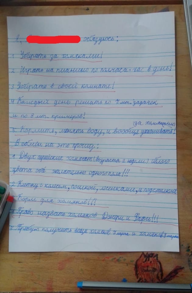 Ответ на пост «Дочь попросила зарплату. Чтобы не просто давать деньги, составили с ней договор (эксперимент с носками и духовкой)»