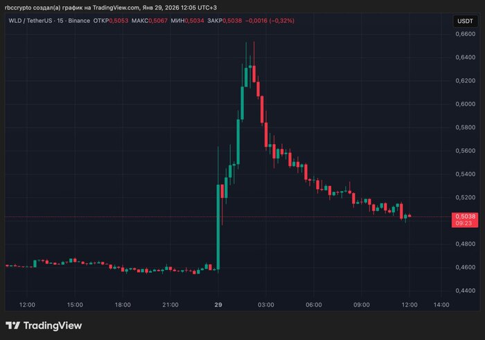 Worldcoin взлетел на 40% на новости о внедрении в будущую соцсеть OpenAI