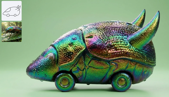 ������ ���������� ����������� (������� ������ � ����� ������) �� NanoBanana Pro