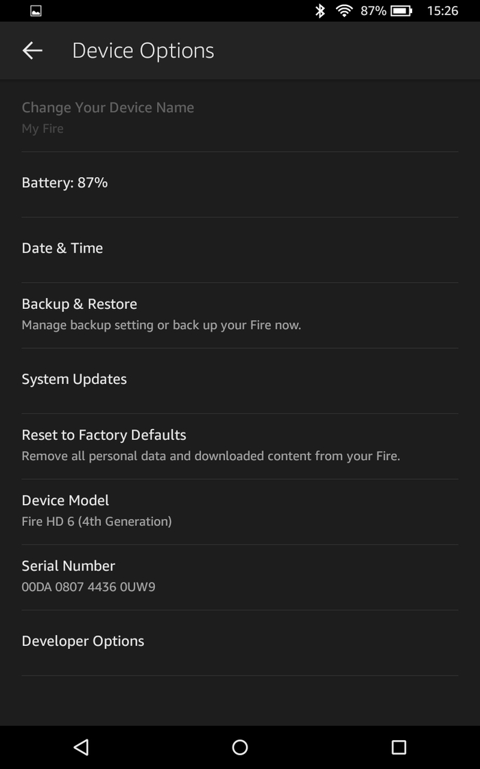 �������� FireOS 5