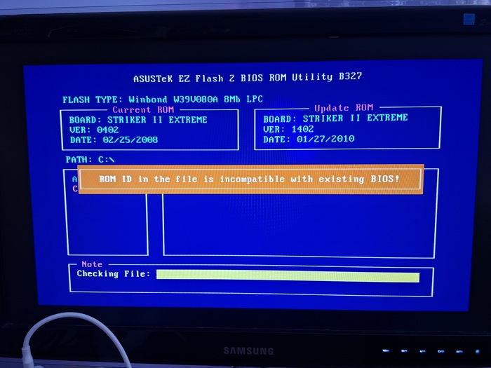 Продолжение поста «Помогите прошить Биос»