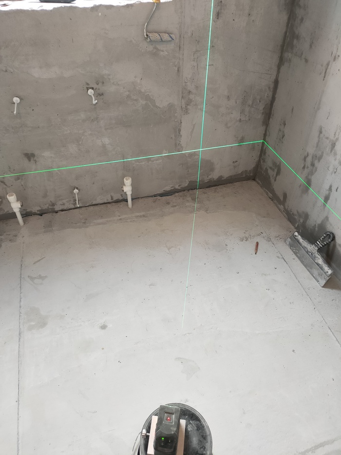 Поворачиваю,и размечаю весь периметр