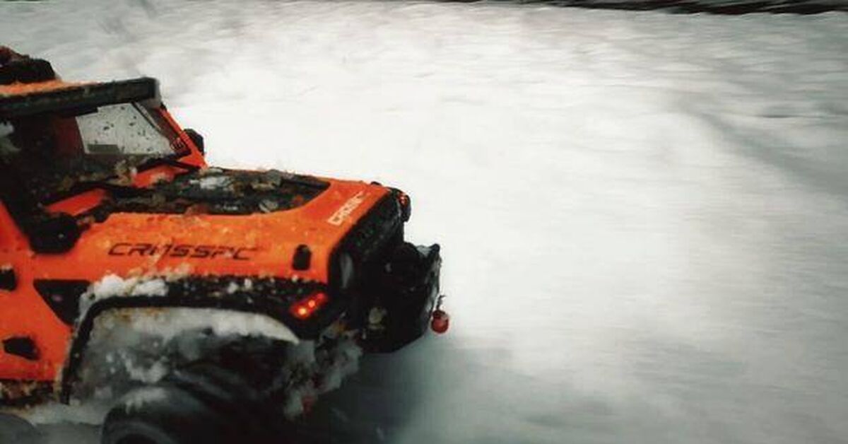 Radio control 4x4 Crossrc EMO X4 - Моё, Радиоуправляемые модели, Зима, Видео, Rutube