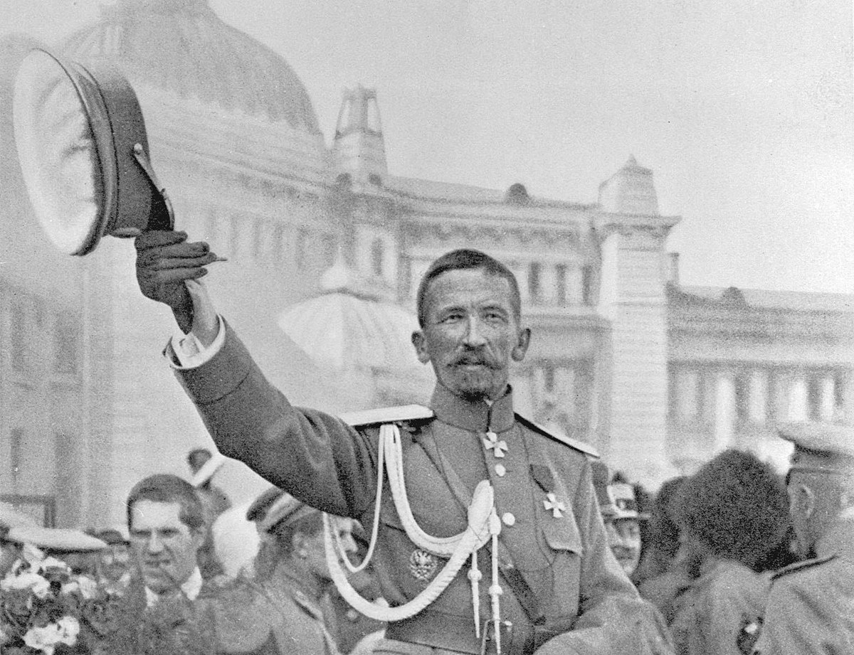 Even if we have to burn half of Russia, even if we have to drench three-quarters of Russia in blood, we still have to save Russia. - My, Revolution, Lavr Kornilov, Politics, Russian Civil War, White Guard