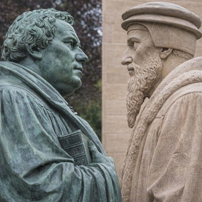 Мартин Лютер и Жан Кальвин!