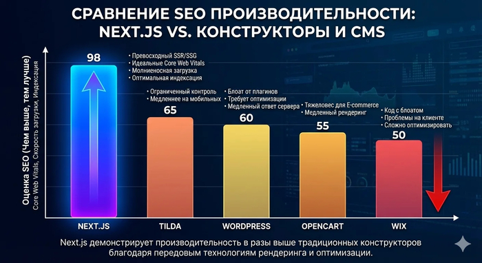 ������ ������������������ SEO: Next.js vs ������������ (������ �� ������ 2025�2026)