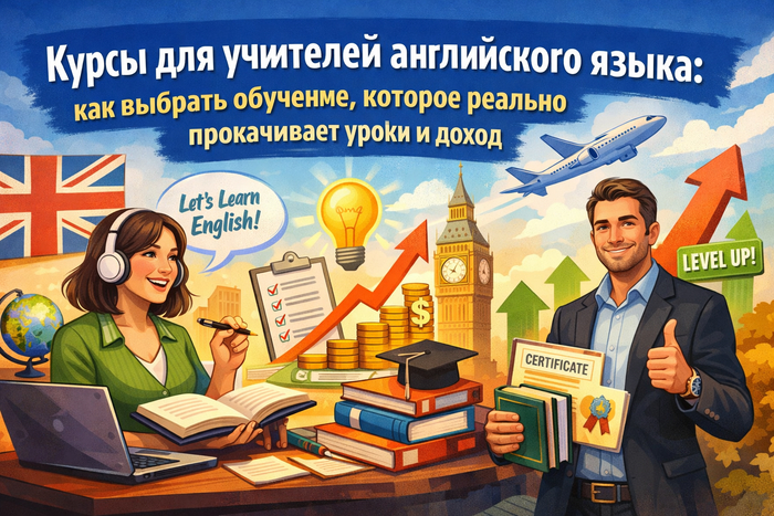Курсы для учителей английского языка: как выбрать обучение, которое реально прокачивает уроки и доход