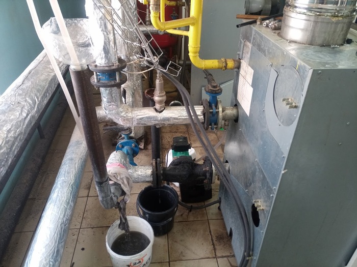 Промывка котла