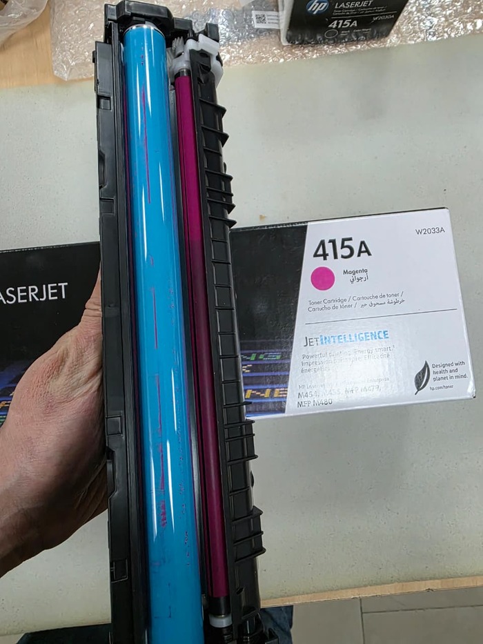 Следы тонера