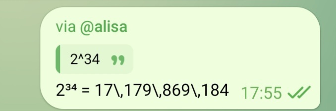 ������ AI� ����� �������� � ����� ���� Telegram