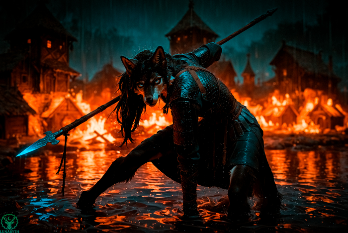 While the Raven Flies