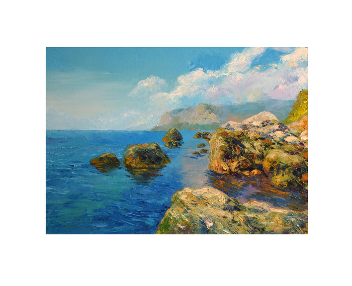 Мыс АйЯ. Скалы. 55х40. 2014