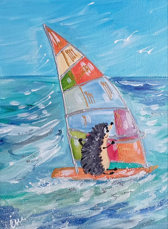 холст аркил 18х24