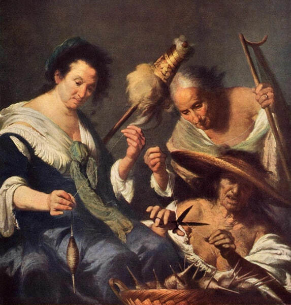 Бернардо Строцци. «Три парки». XVII век