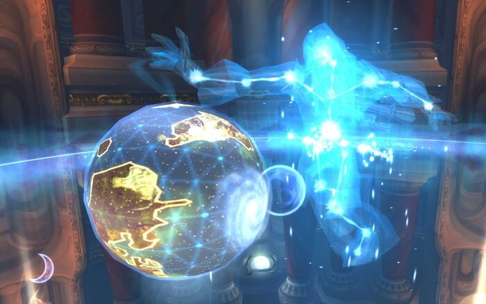 Алгалон Наблюдатель. Спойлер - много позже код Омега у него бы все равно не прошел бы.