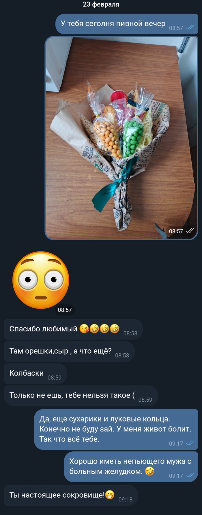 Ответ на пост «Поздравили»