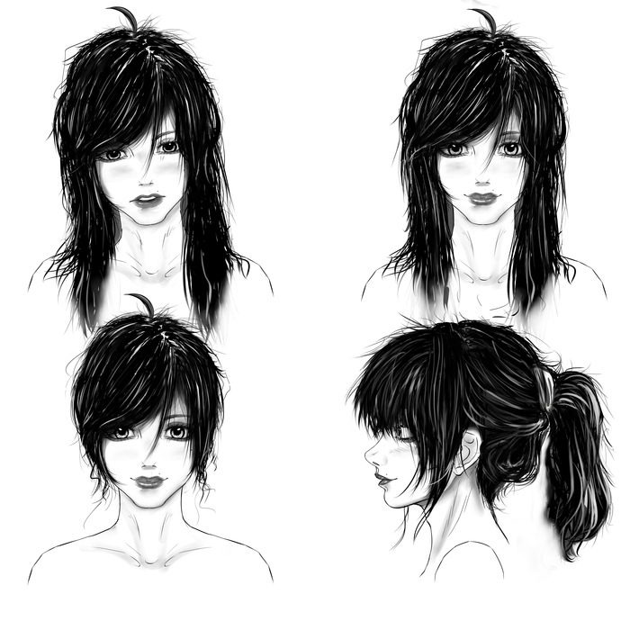 Продолжение поста "Создание своего персонажа" Красивая причёска