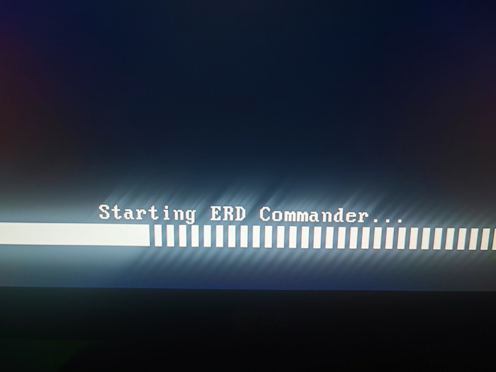 Задним мозгом вспомнил про наверное предка всех LiveCD/DVD - ERD commander. Нашел, залил, грузим...