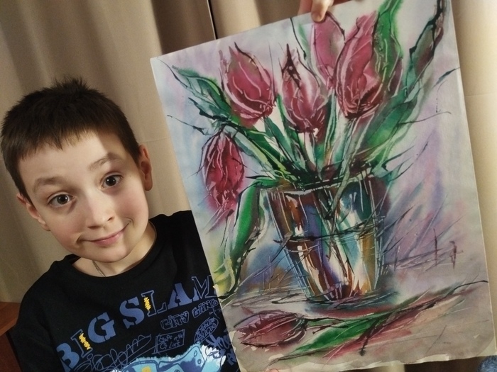 Не забываем про тюльпаны)))