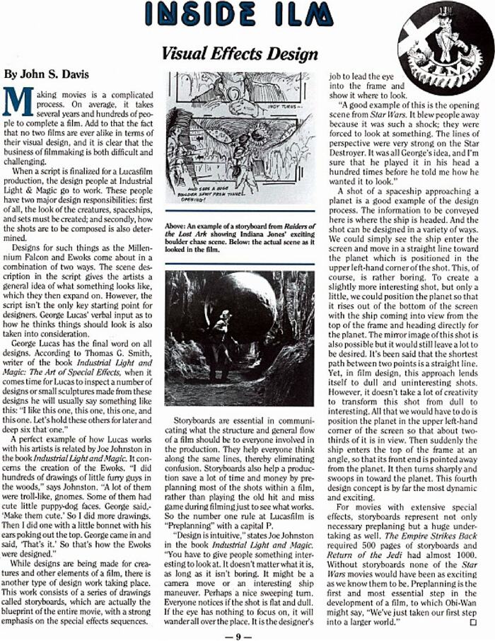 ��������� ������ Star Wars The Lucasfilm Fan Club Magazine 002 (1987). ������ ILM. ������ ���������� ��������