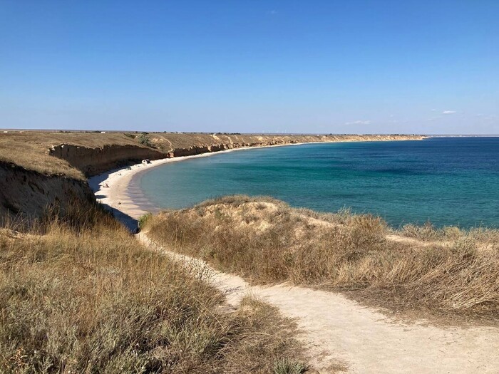 Пляж в урочище Морском