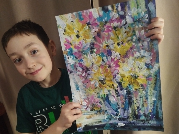 Акварель, акрил, бумага 42/30 см.