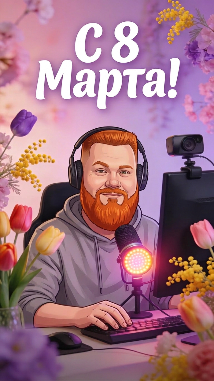 С праздником дорогие дамы