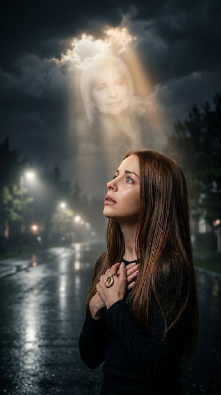 Память о маме - ночной кадр