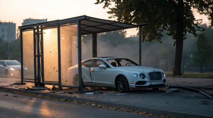 В Оренбурге сын вице-губернатора выявил небезопасную автобусную остановку