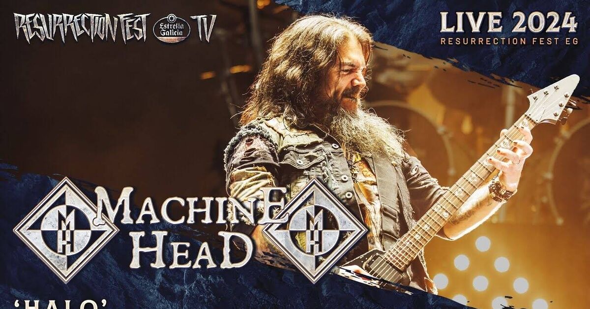 MACHINE HEAD - Halo (Live at Resurrection Fest EG 2024) - Music, Video VK, Youtube, Clip, Machine head, Nu-Metal, Thrash metal, Groove Metal, Heavy metal, Rock, Live, The festival, Concert, Rock concert, Video