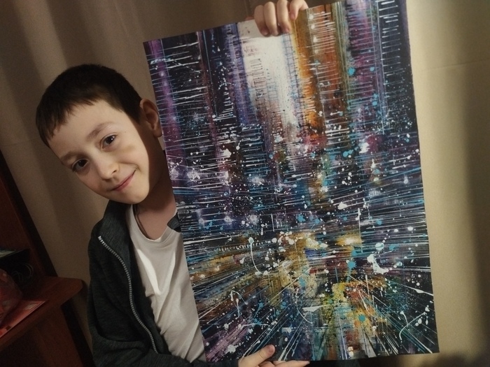 Акварель, акрил, бумага 50/35 см.