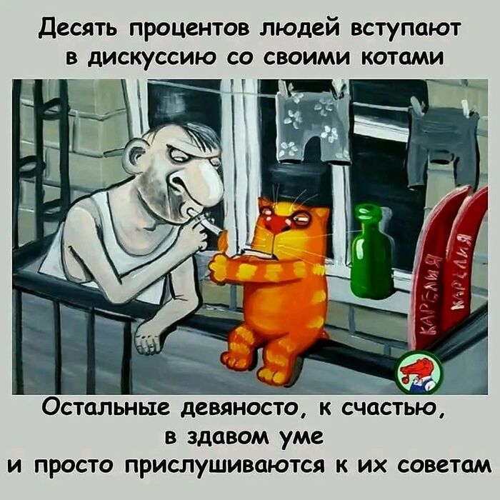 Кот херни не скажет