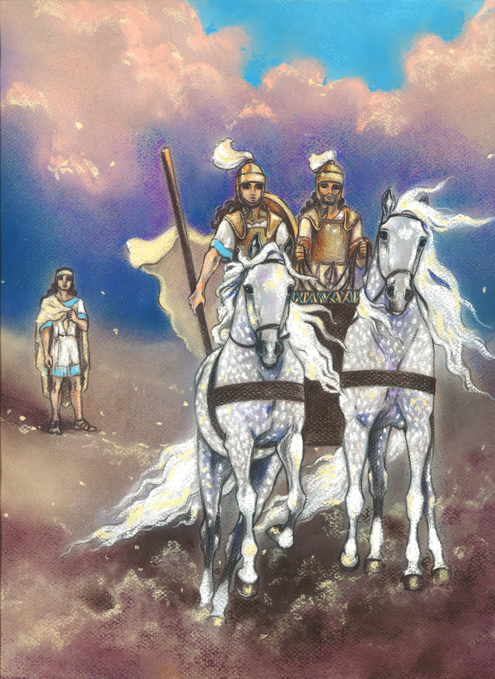 Патрокл едет на бой с Гектором