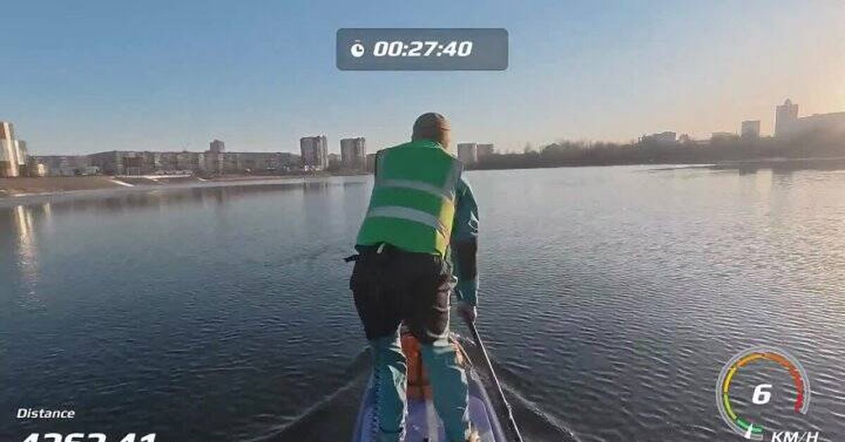 63 days until the Paradise Race, timelaps - My, Chelyabinsk, River, Таймлапс, dawn, Video VK, SUPsurfing, Video