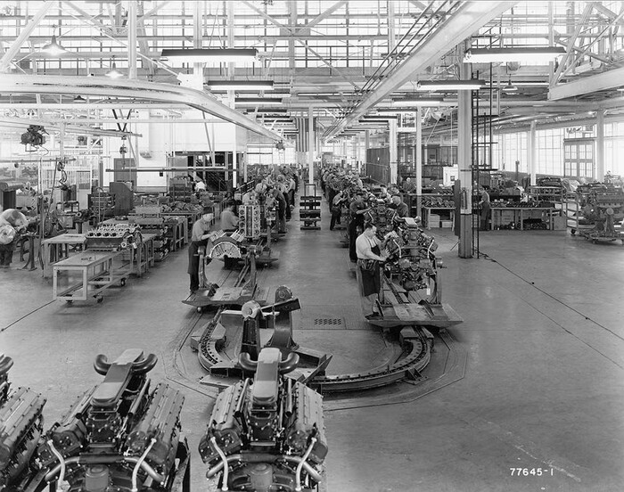 Американский завод по производству двигателей