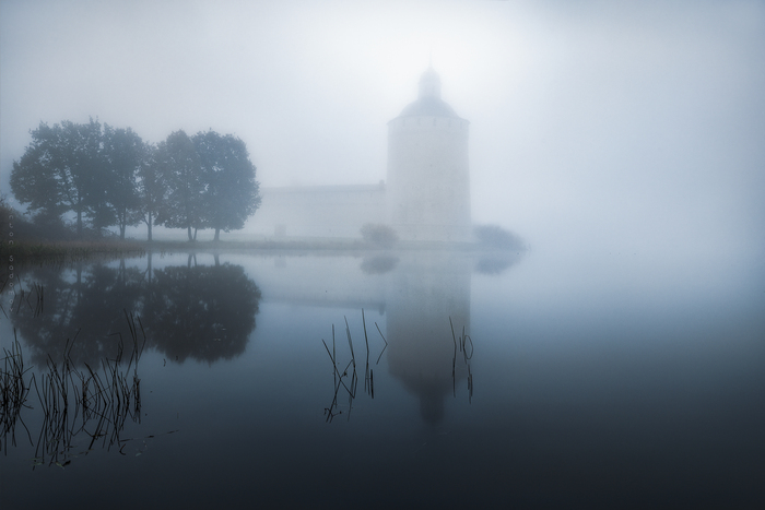 Очень туманное утро в Кириллове