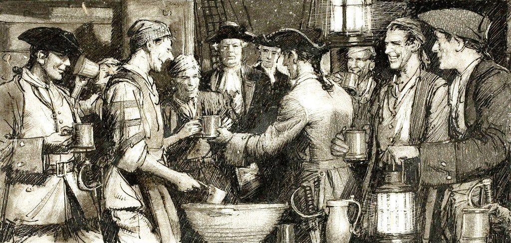 Black Glass Day! The day rum was banned in the navy. - Series History of sail and sailing ships, My, Sea, Ship, Ocean, Legend, Rum, Sailors, Fleet, Traditions, Nauchpop, Relaxation, Vacation, Sail, Sailboat, Longpost