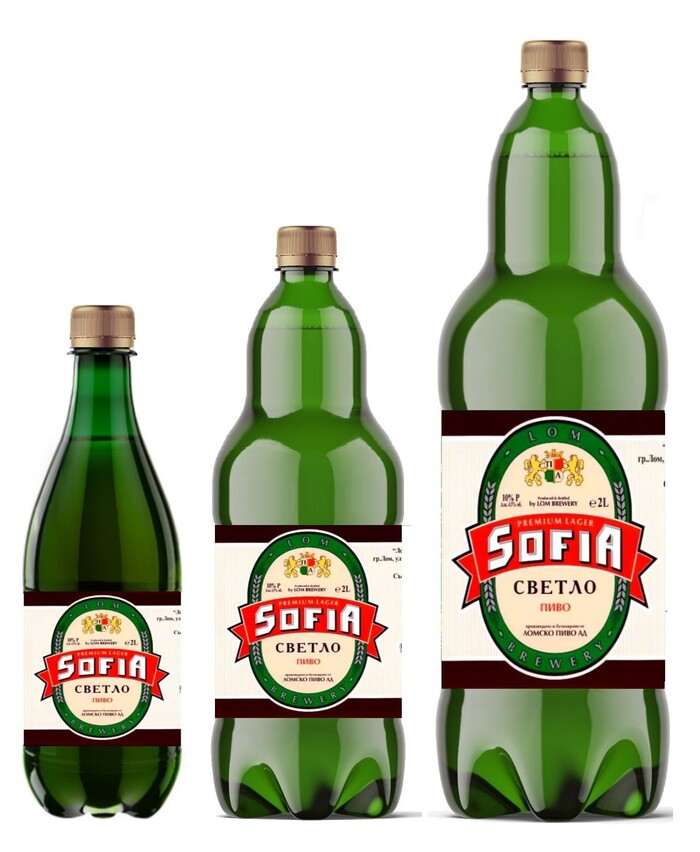 Sofia - Светло светлое пиво Эконом-Класса, сварено по классической технологии, в Лучших традициях пивоварении, Благородных вкусом и с приятной горечью, выпускается в ПЭТ 0,5, 1 и 2 литра