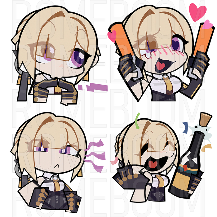 Evelyn Emoji Pack 10