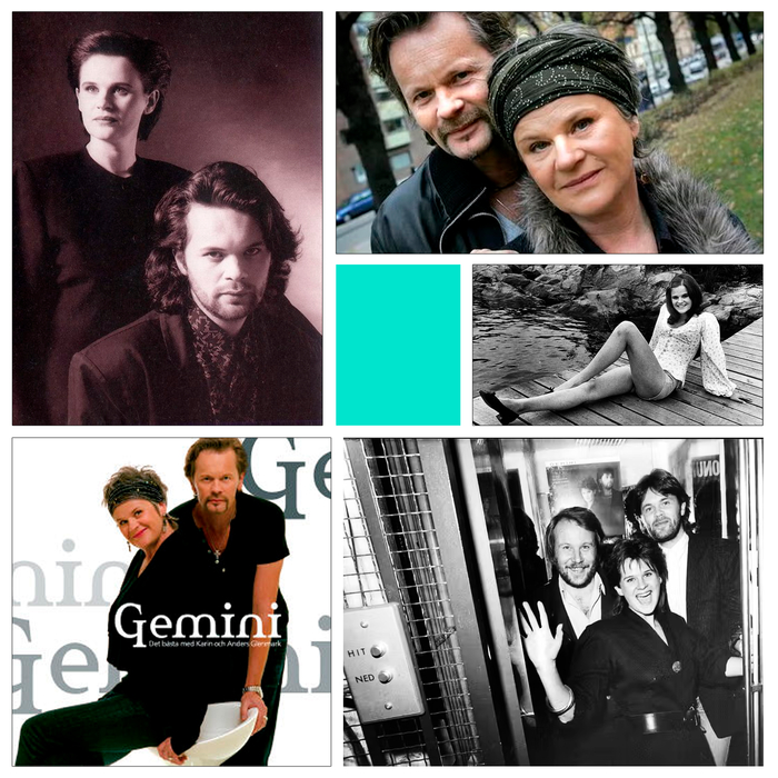 На фото снизу справа Gemini сняты совместно с продюсером Бенни Андерссоном, бывшим участником ABBA.
