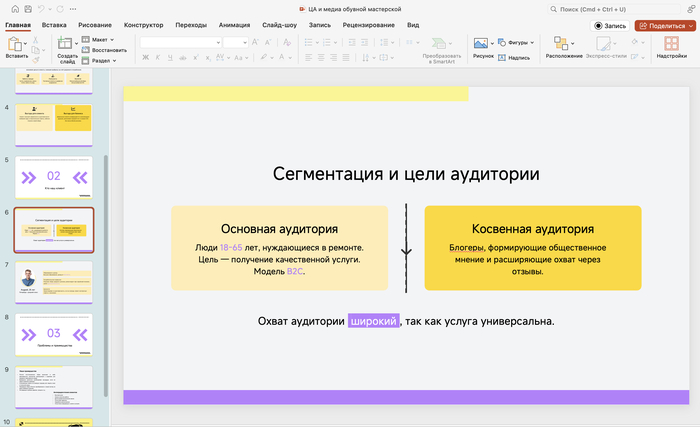 ����������� � PowerpPoint